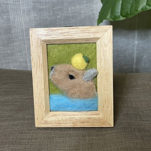 可愛いカピバラさん(*^-^*)ワークショップあります。<br>